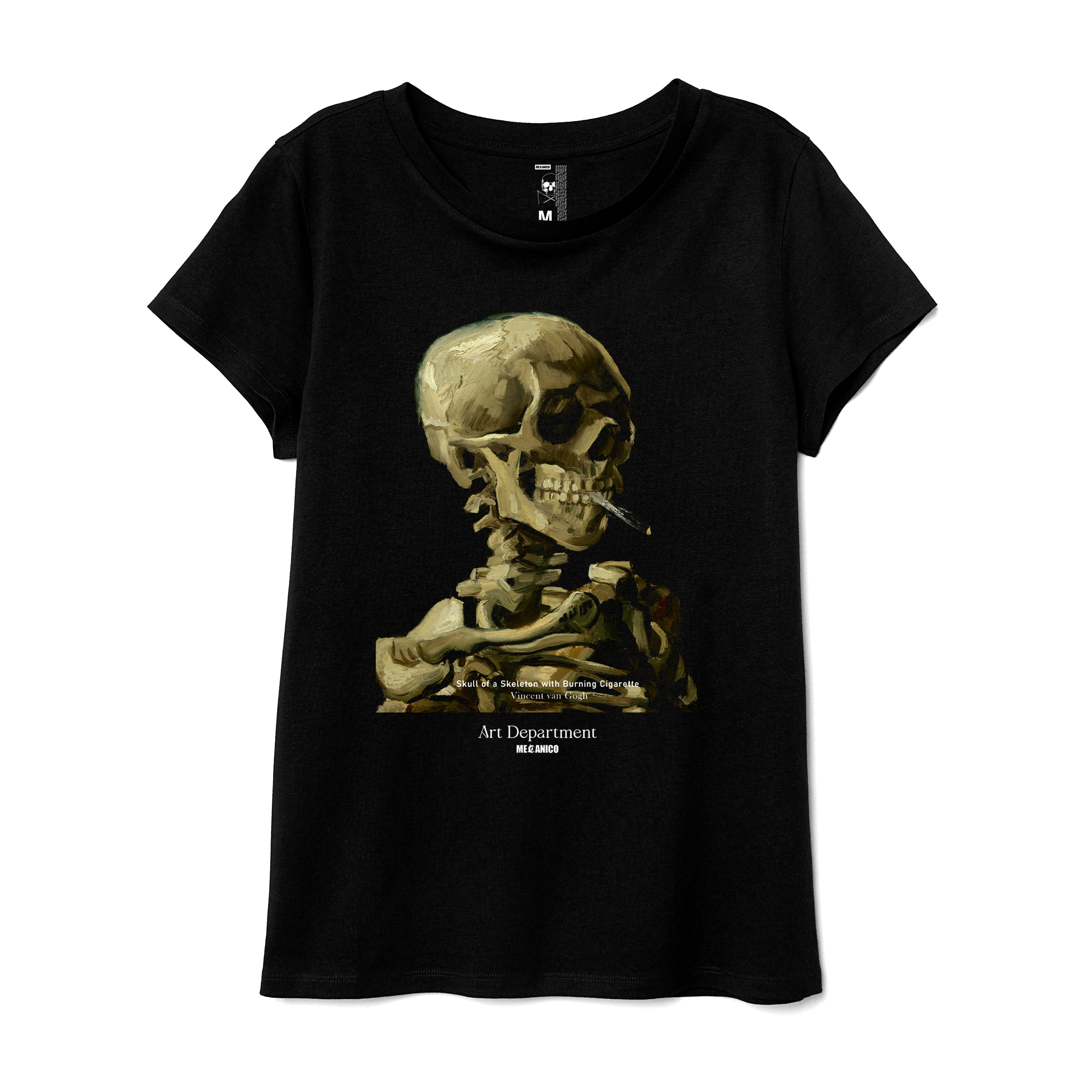 CAMISETAMUJERSKULLVANGOGH