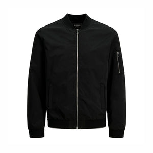 CHAMARRA BOMBER SKULL LEATHER PATCH