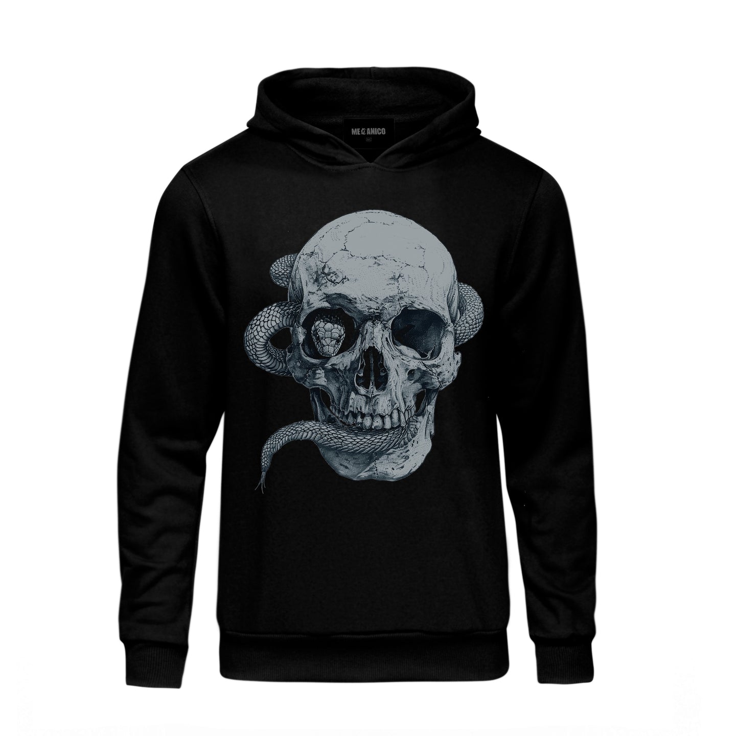 SUDADERA BLACK SKULL SNAKE