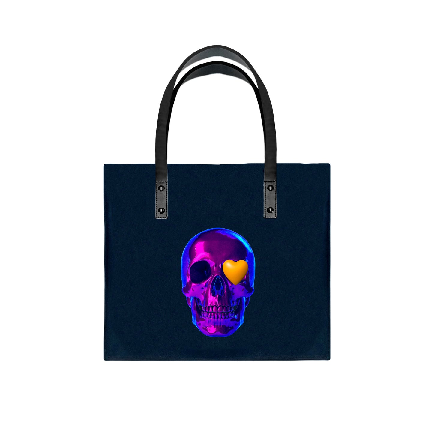 BOLSA TOTE ILLICIT DARKNESS METALLIC SKULL