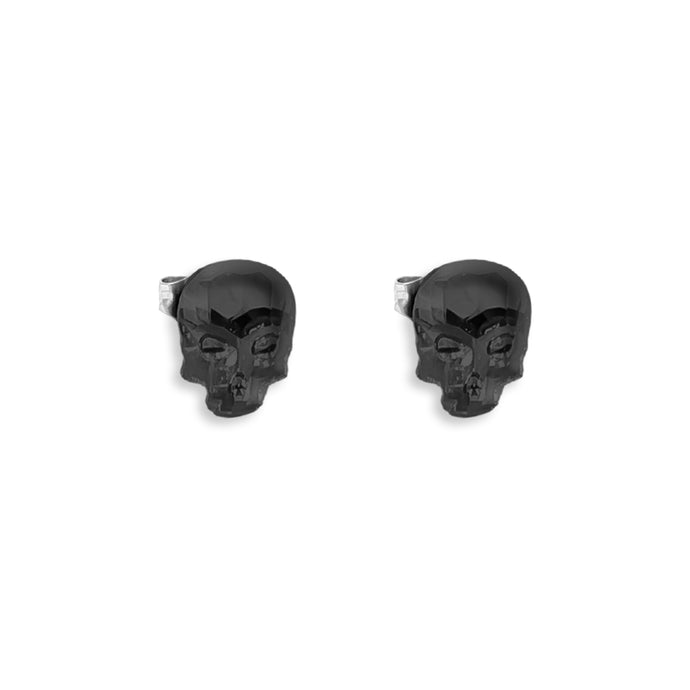 ARETES CALAVERA CRISTAL SWAROVSKI® YET BLACK