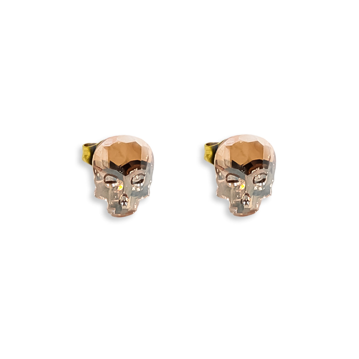 ARETES CALAVERA DE CRISTAL SWAROVSKI®  GOLDEN