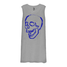 Cargar imagen en el visor de la galería, VESTIDO SKULL PAINT GRAY